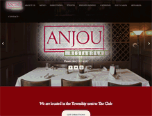 Tablet Screenshot of anjourestaurant.net